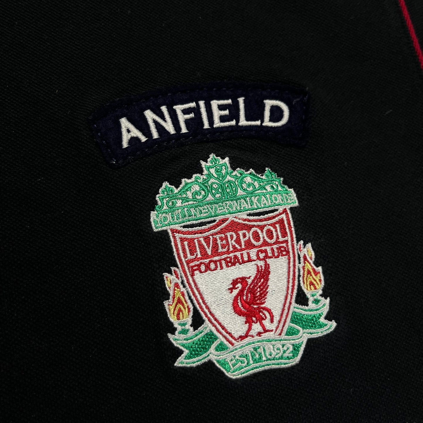 Liverpool LFC Anfield Vintage 00’s Football Jersey Polo T-Shirt