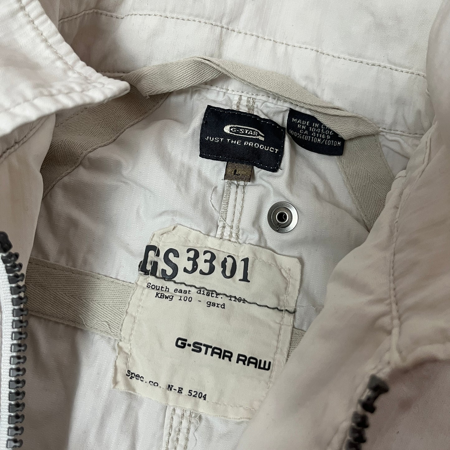 G-STAR RAW Vintage 2000's Y2K Military Tactical Biker Jacket