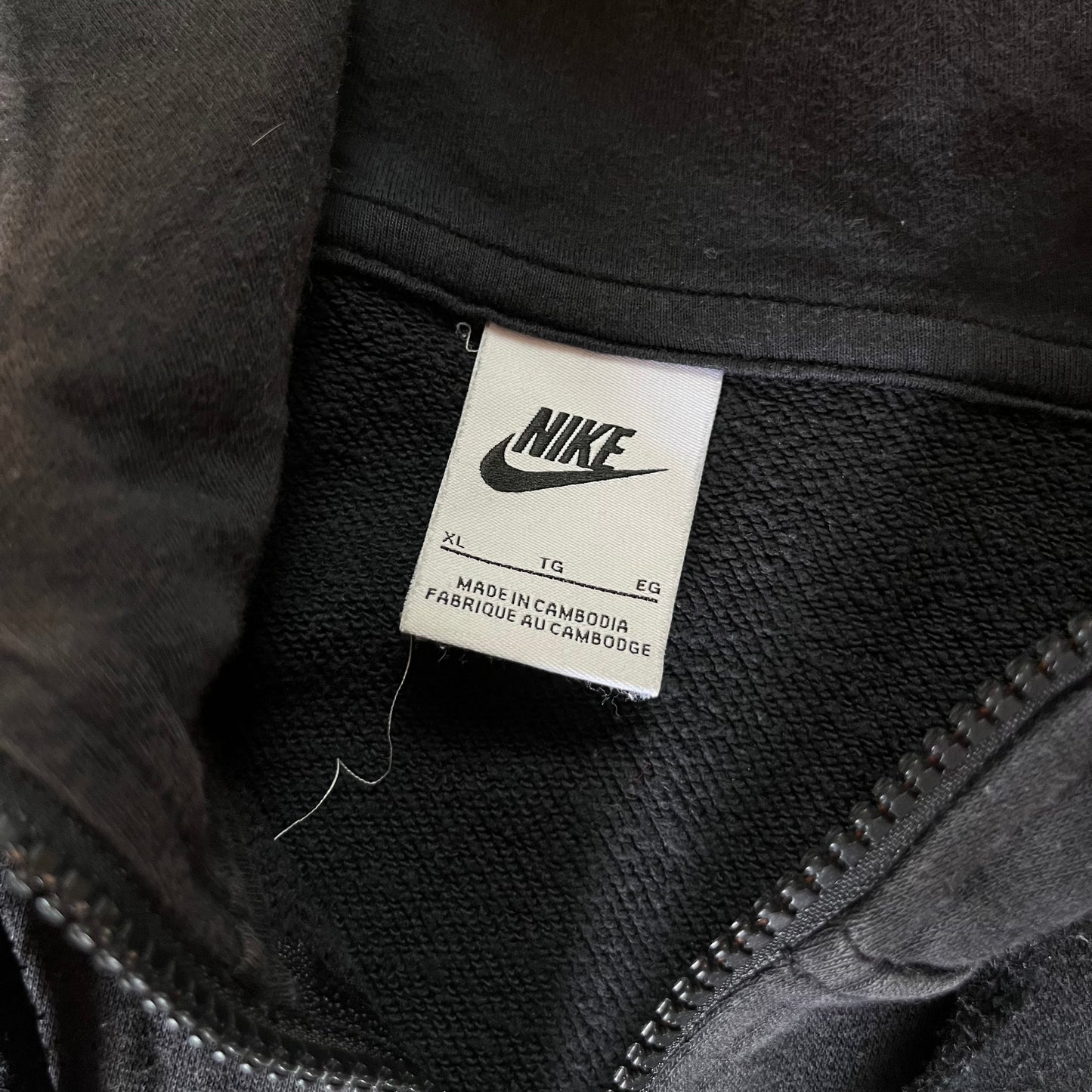 Nike Hooded Drill Zip-Up Hoodie Fleece