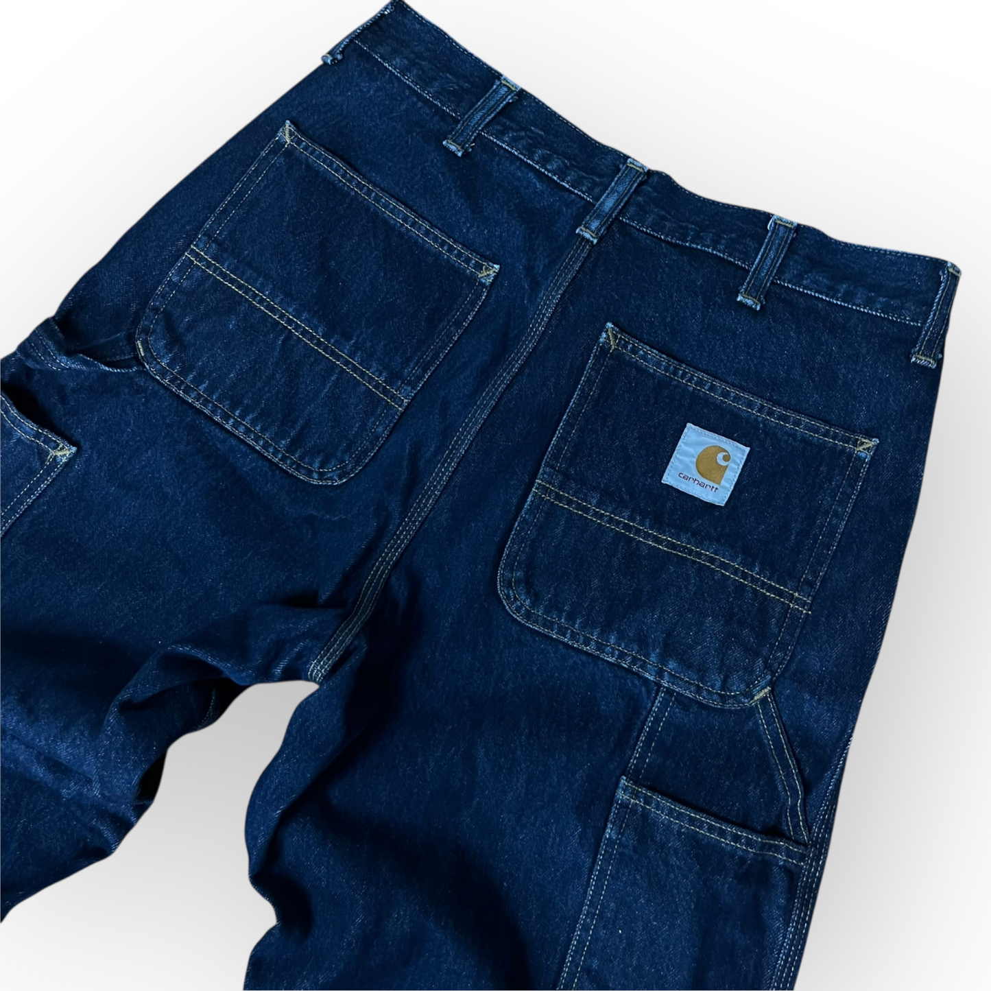 Carhartt "Single Knee Pant" Low Bottom Heavy Cotton Baggy Cargo Jeans