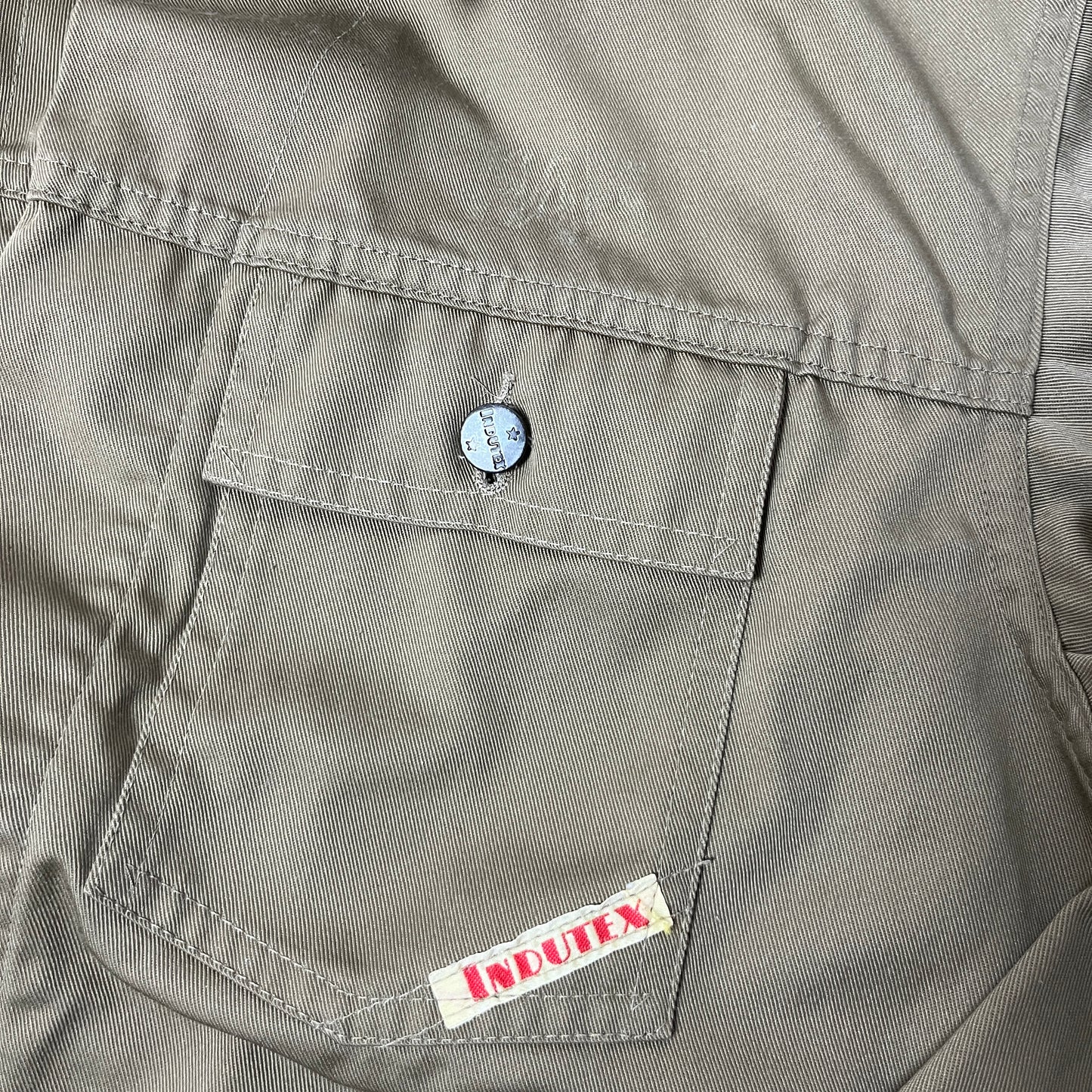 Cropped Boxy Trucker Jacket Light Brown