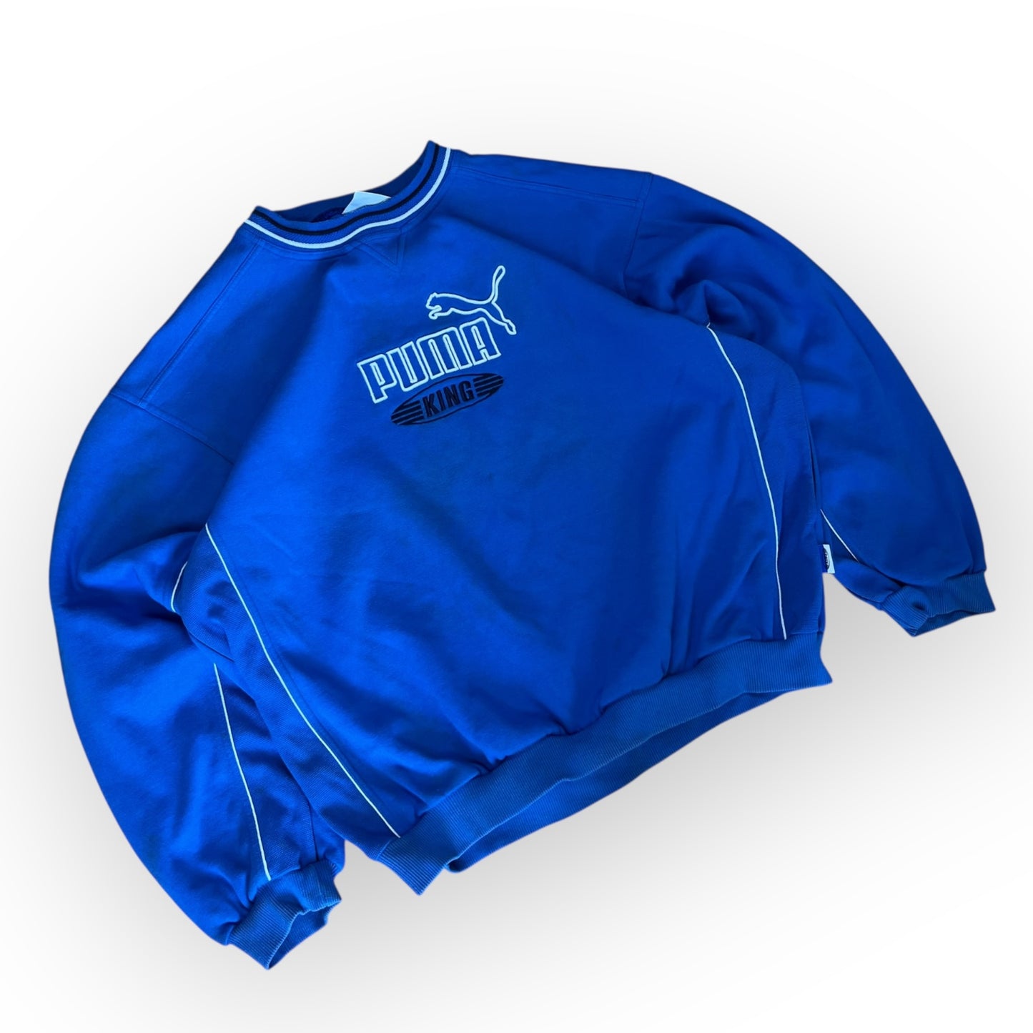 Puma King Vintage 90’s Oversized Boxy Heavy Cotton Sweatshirt Crewneck