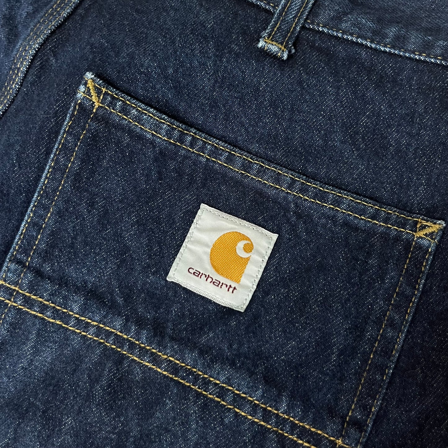 Carhartt "Single Knee Pant" Low Bottom Heavy Cotton Baggy Cargo Jeans