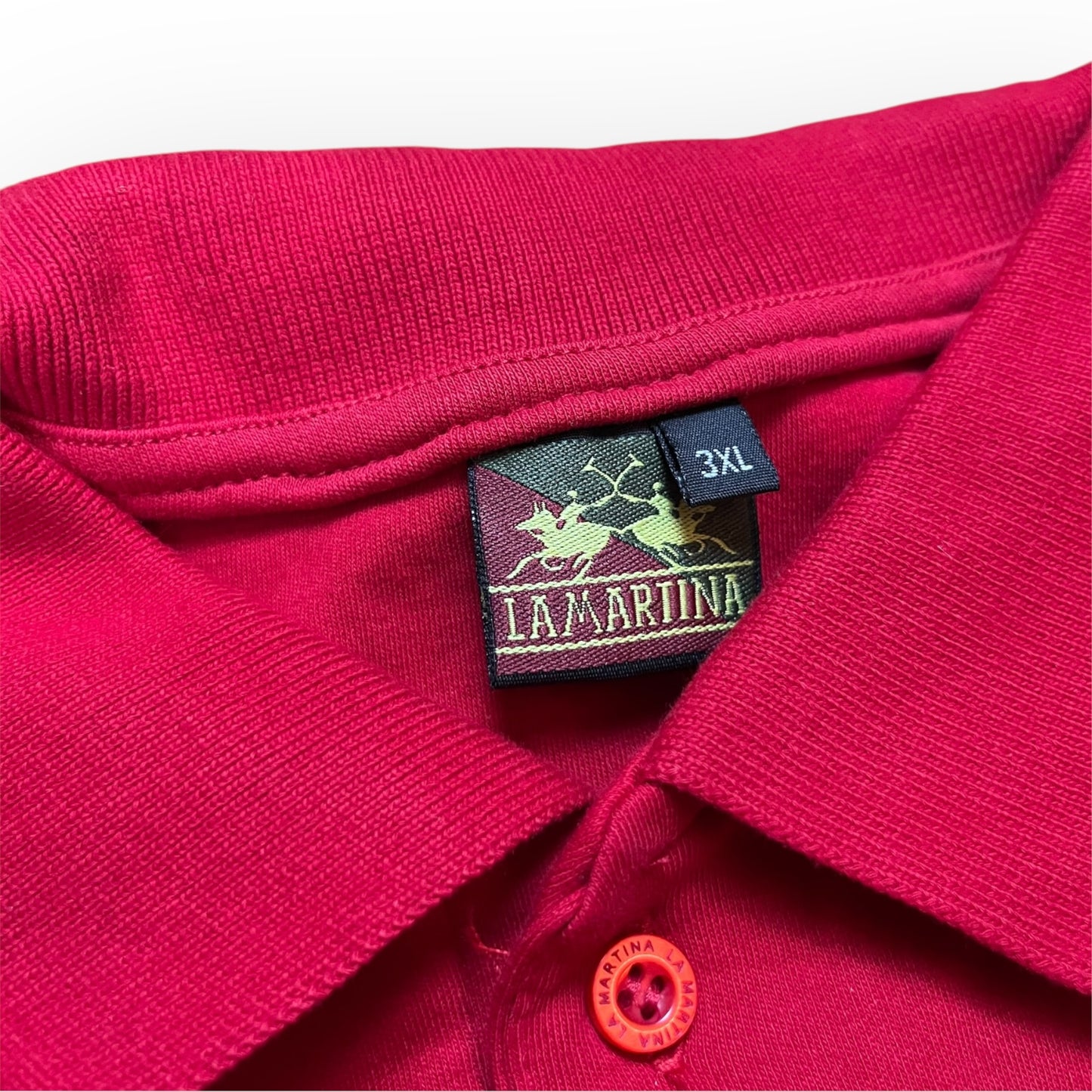 Ferrari x La Martina Embroidered Racing Polo T-Shirt (REPLICA)
