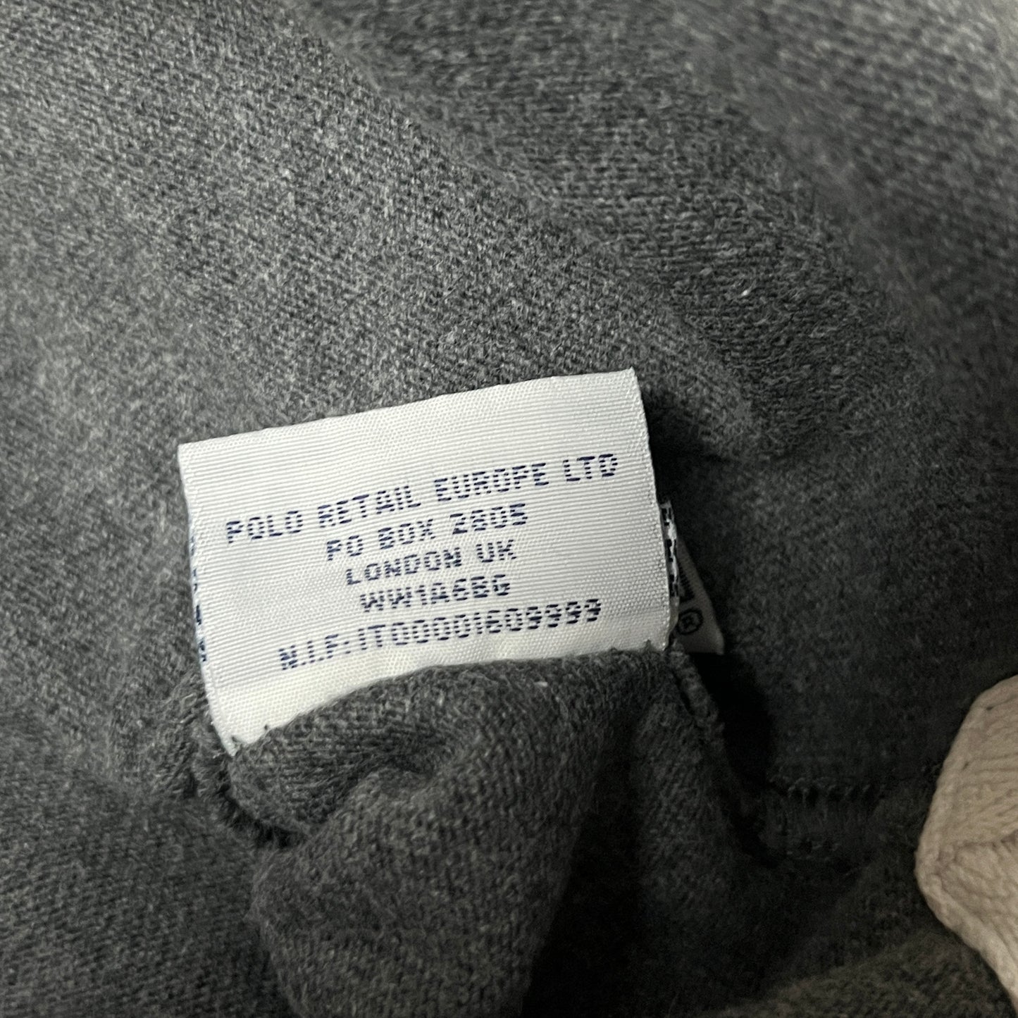 Polo Ralph Lauren Vintage Heavy Cotton Long Sleeve Polo Sweatshirt Crewneck