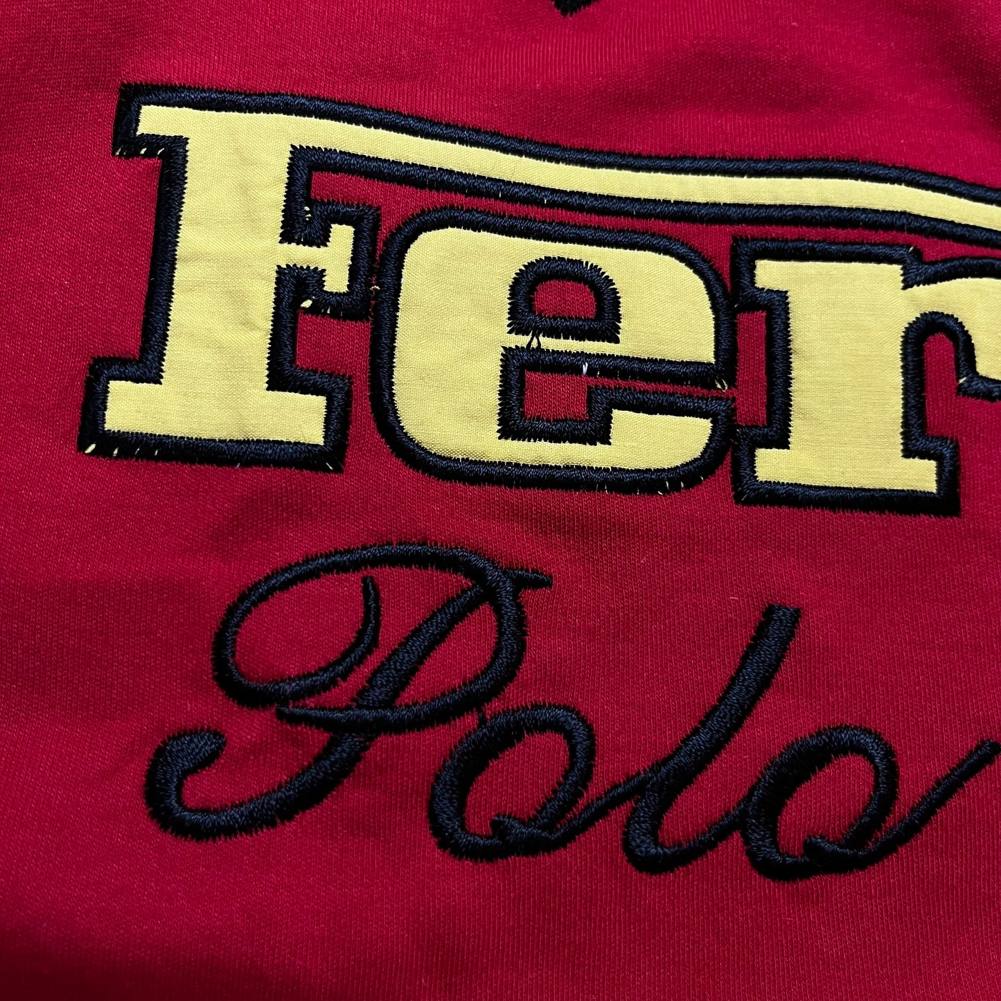 Ferrari x La Martina Embroidered Racing Polo T-Shirt (REPLICA)