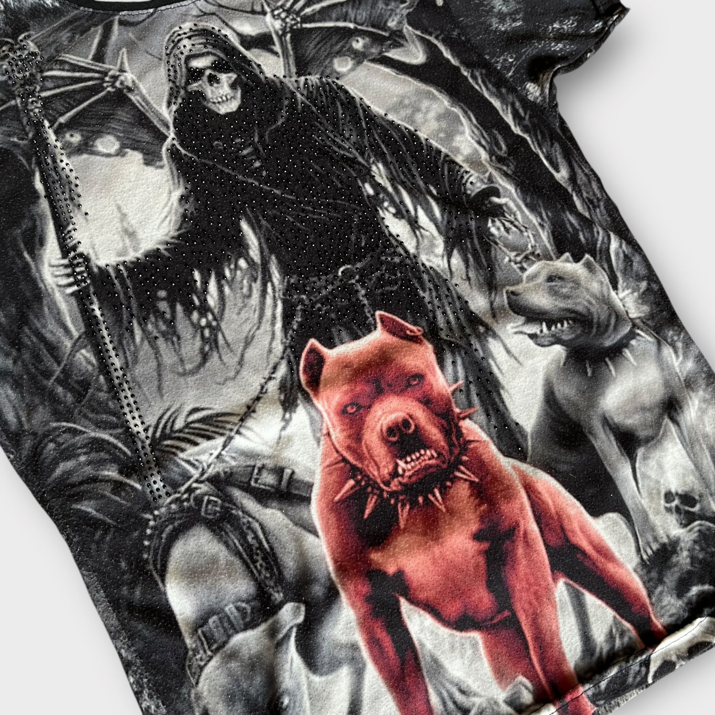 Y2K Graphic All Over Print T-Shirt