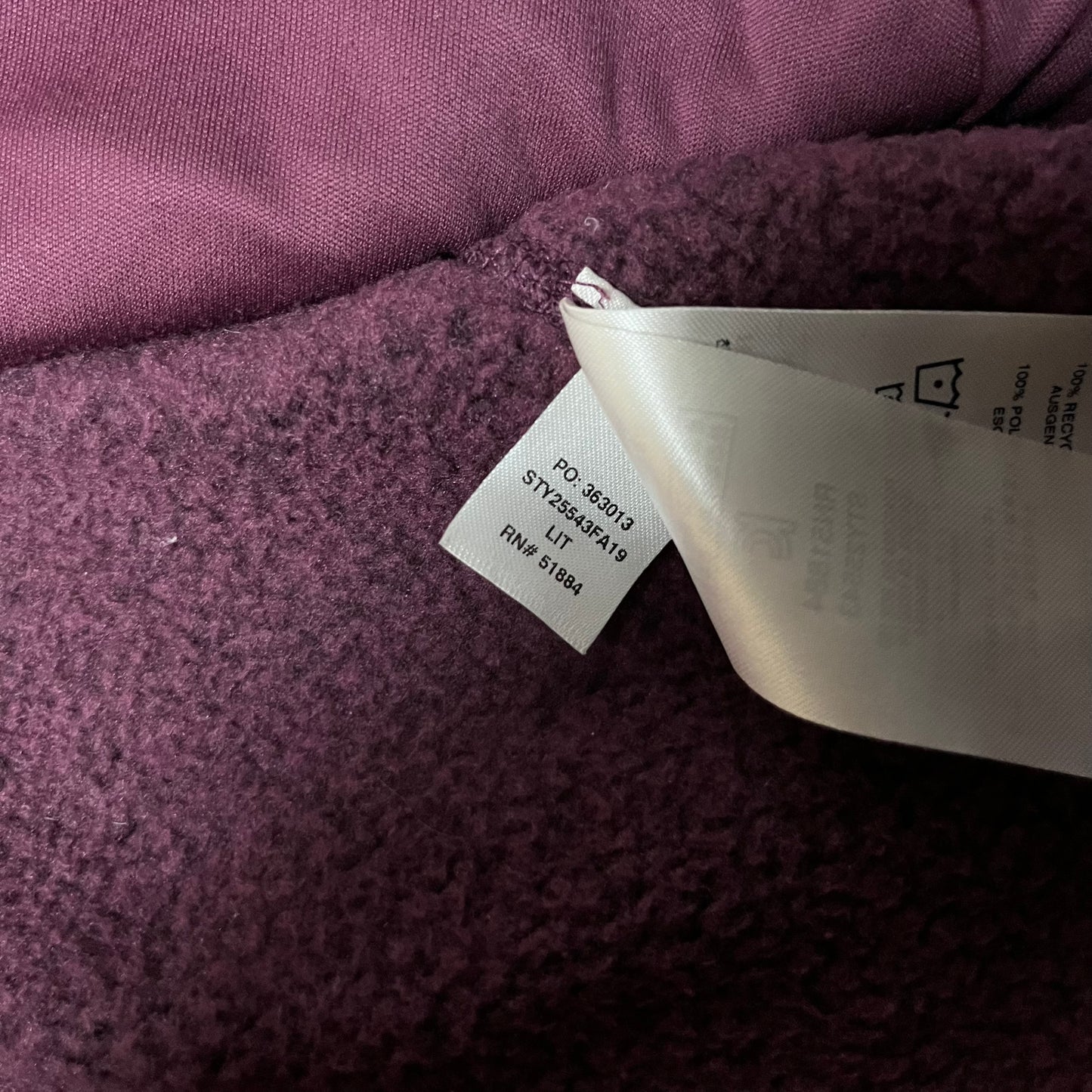Patagonia "Worn Wear" Winter Zip-Up Polar Fleece (Дамско)