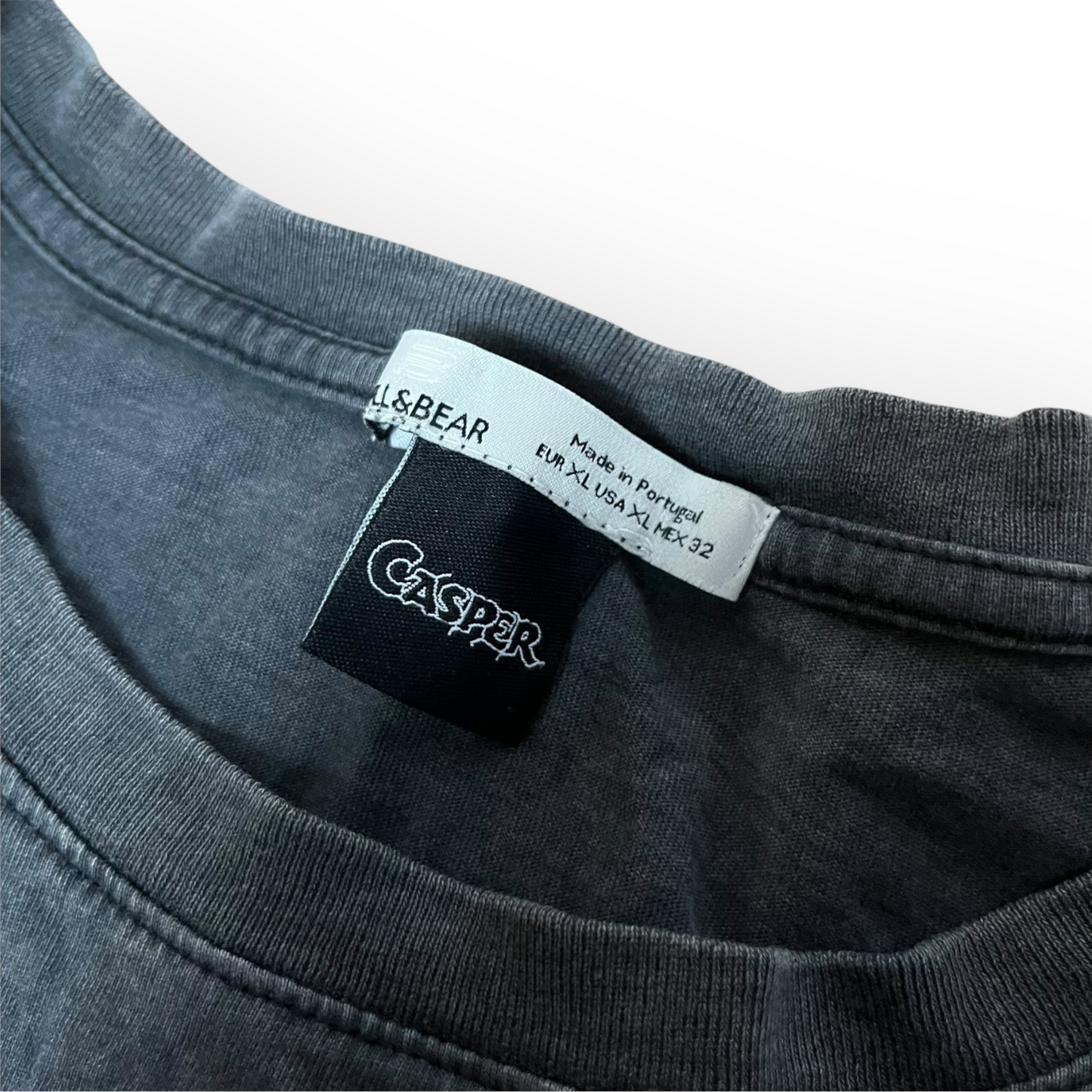 Casper x Pull & Bear Y2K Stone Washed Graphic T-Shirt