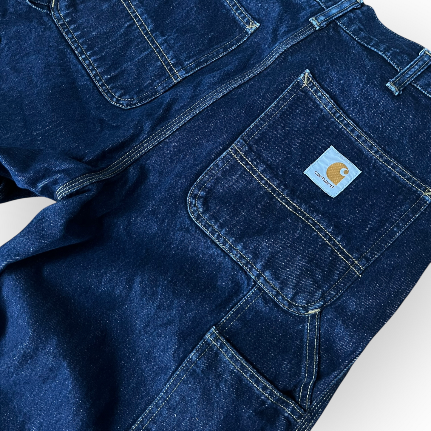 Carhartt "Single Knee Pant" Low Bottom Heavy Cotton Baggy Cargo Jeans