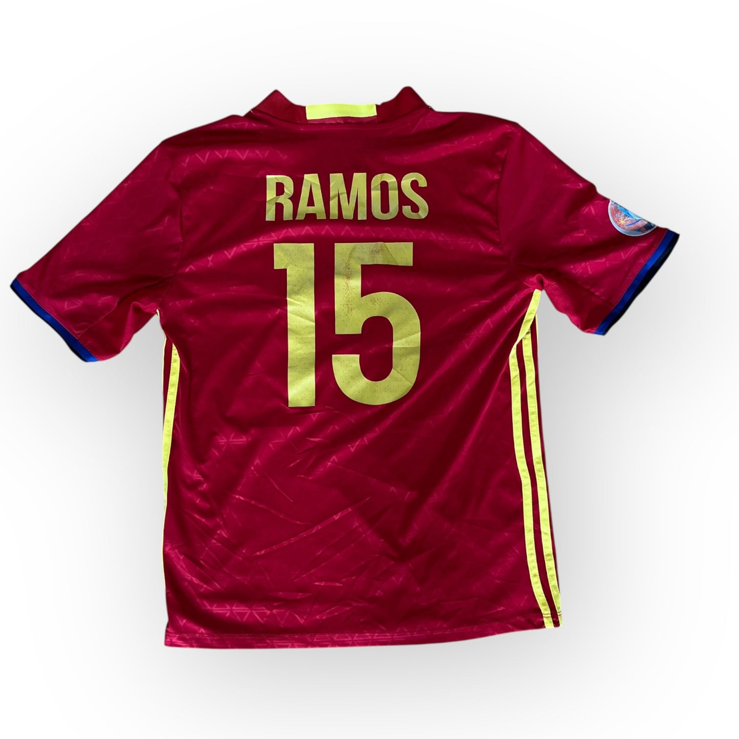 Adidas Spain 2016/2017 Home Ramos #15 Football Jersey T-Shirt (REPLICA)