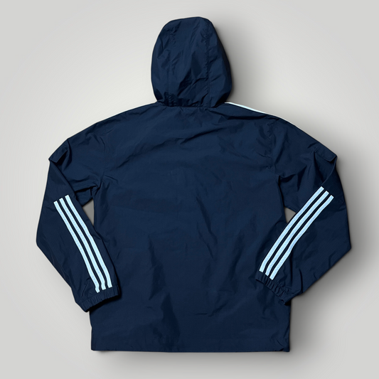 Adidas Striped Drill Windbreaker Jacket