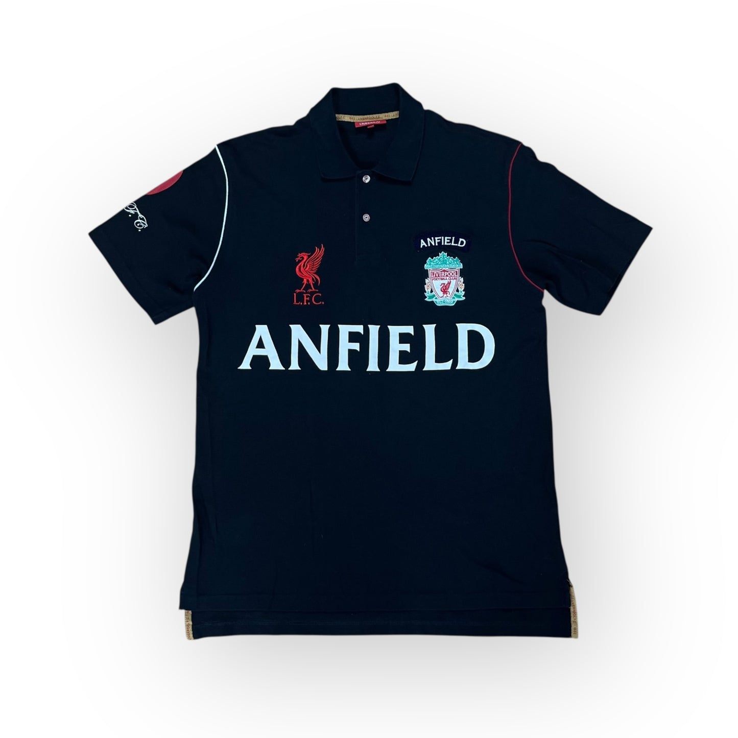 Liverpool LFC Anfield Vintage 00’s Football Jersey Polo T-Shirt