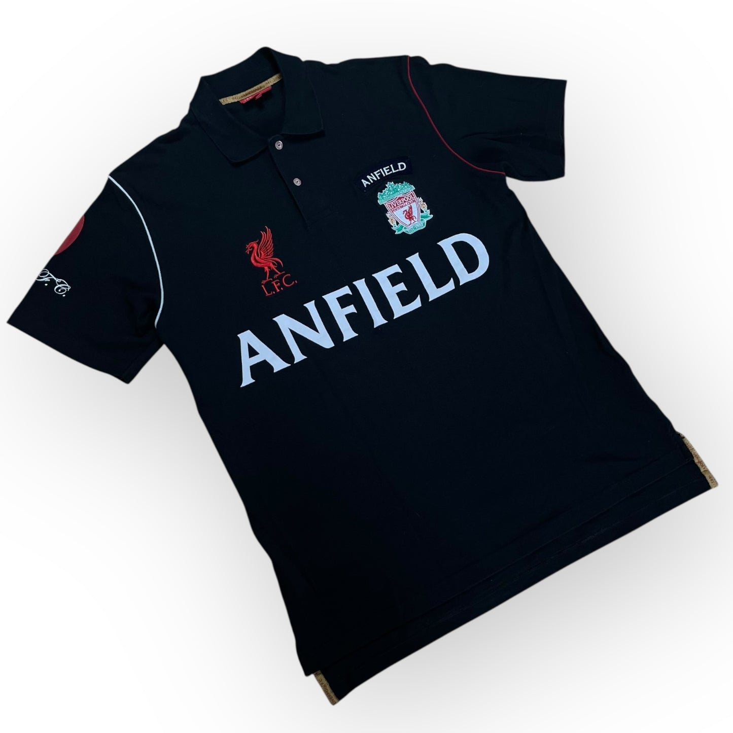 Liverpool LFC Anfield Vintage 00’s Football Jersey Polo T-Shirt