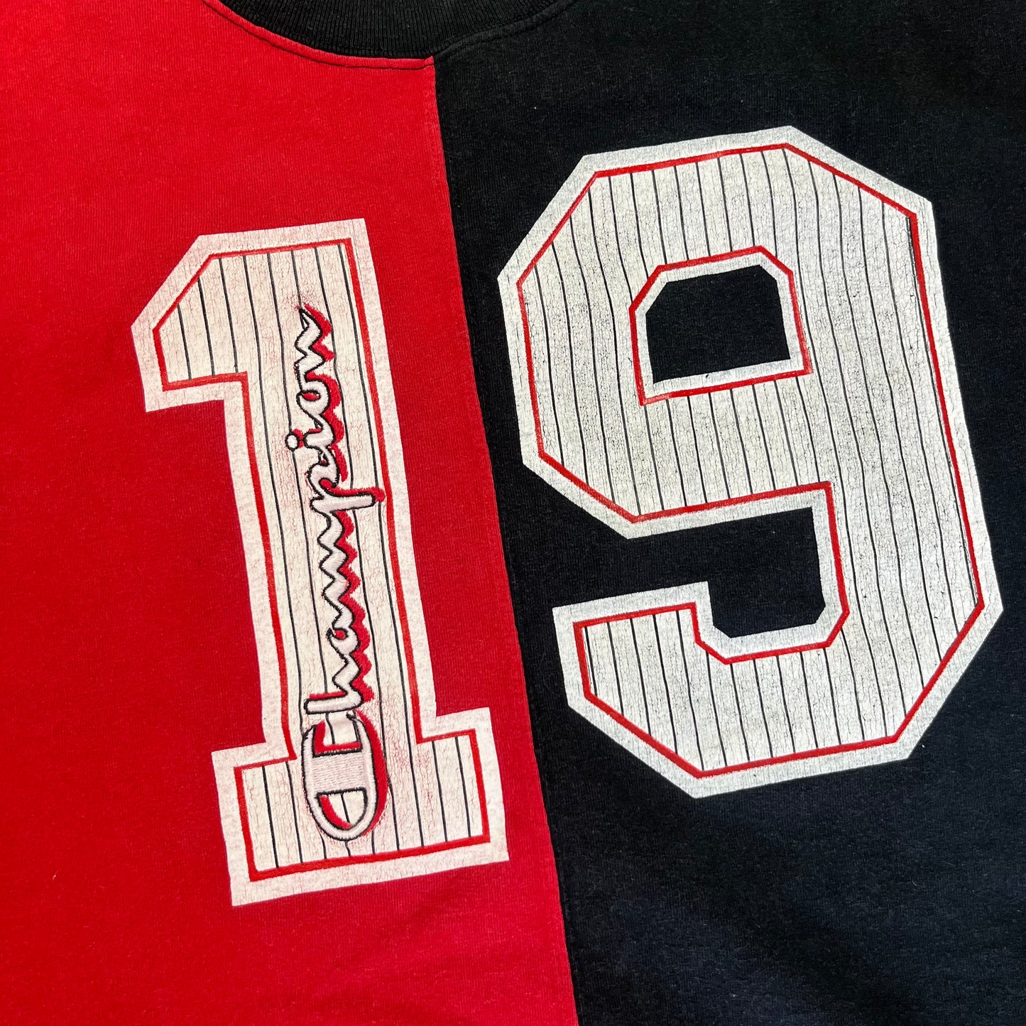 Vintage 90's Champion Heavy Cotton Oversized Baggy Hip Hop Jersey T-Shirt