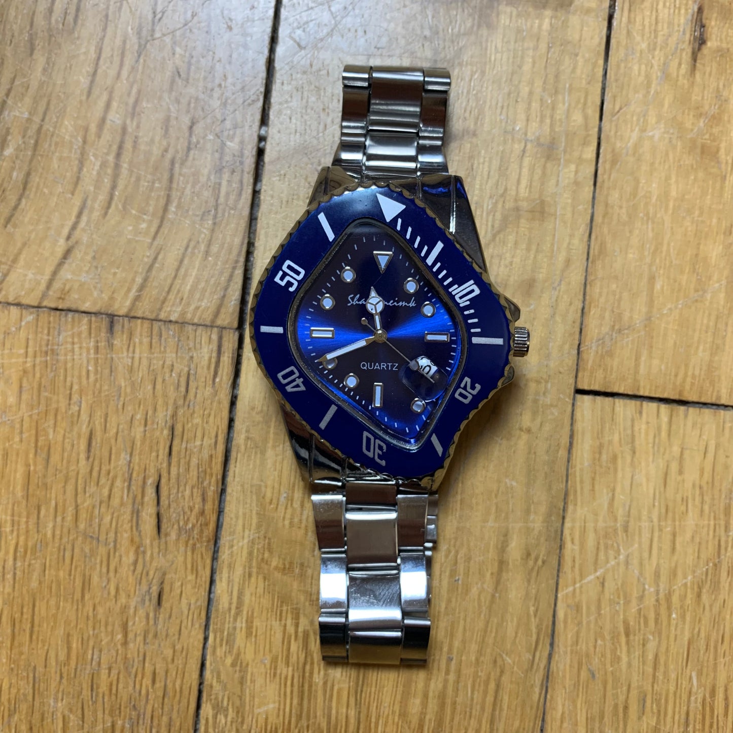Y2K Twisted Royal Blue Watch