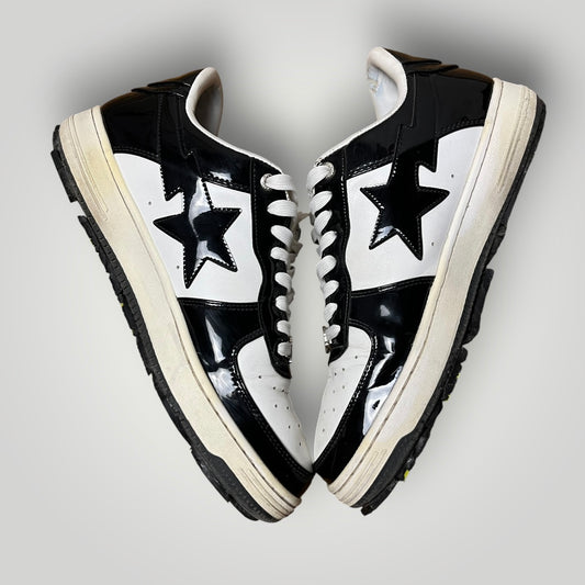 A Bathing Ape BAPE STA Low Black/White (Replica)