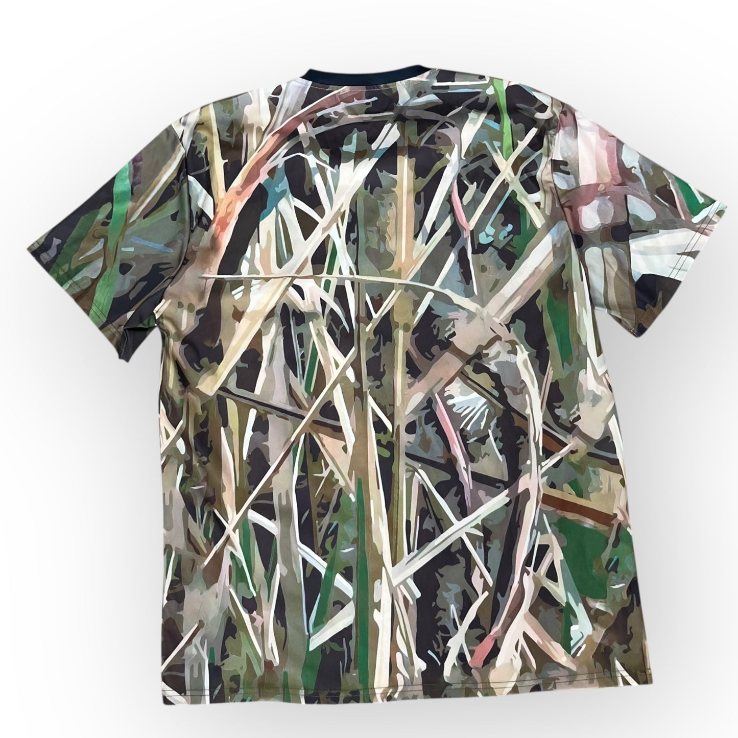 Real Tree Inspired Allover Print Graphic T-Shirt