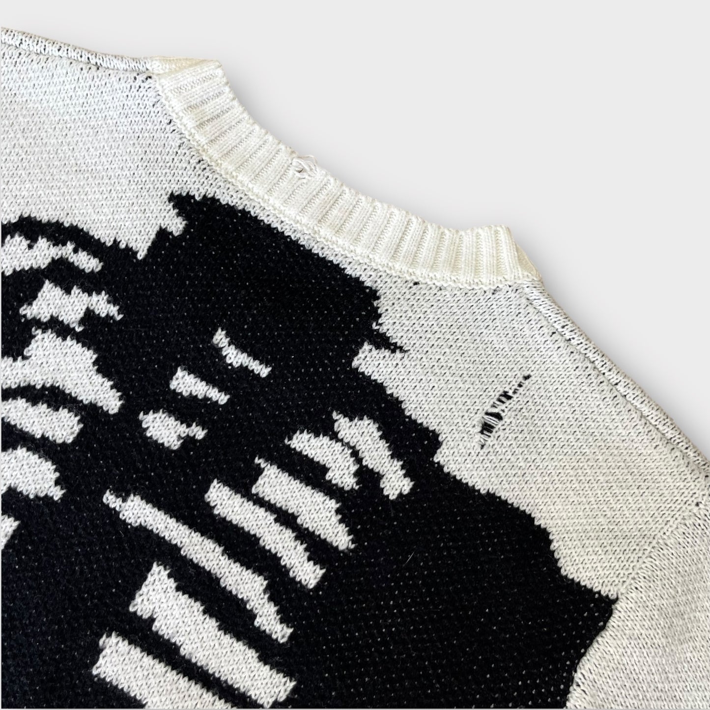 Shein Y2K Graphic Skeleton Sweater