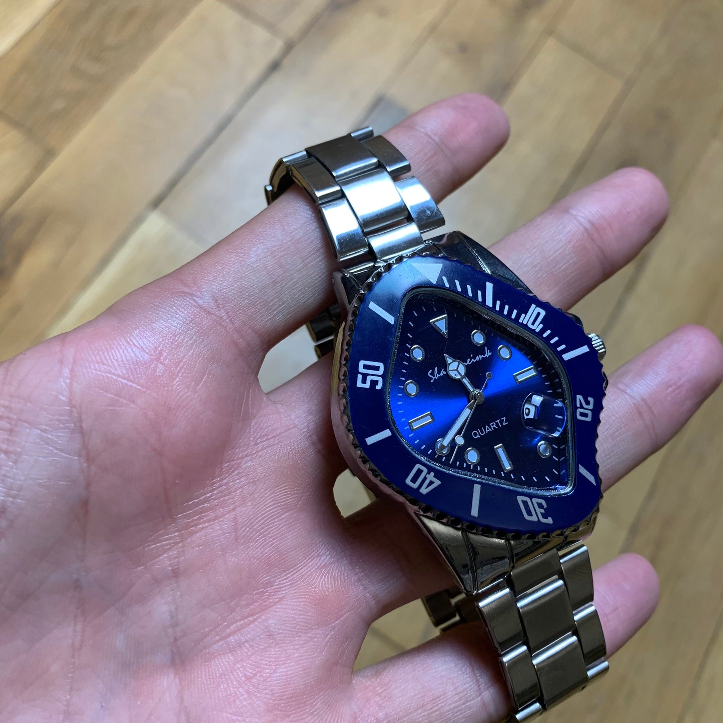 Y2K Twisted Royal Blue Watch