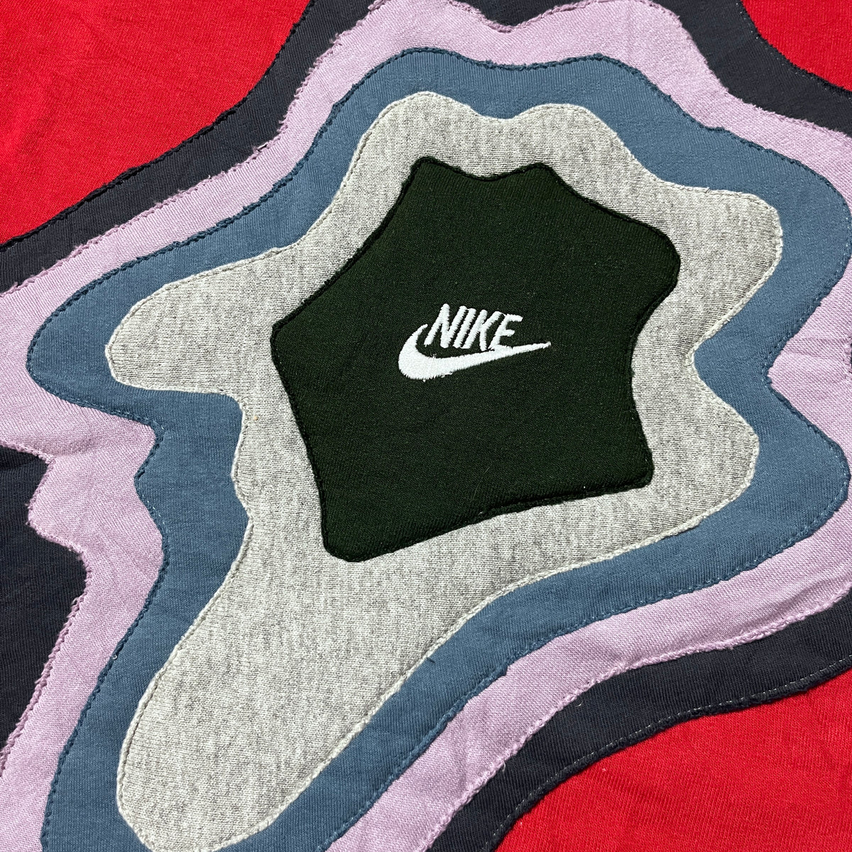 Nike Vintage 1990's Reworked Y2K Tubular Knit Sweatshirt Crewneck
