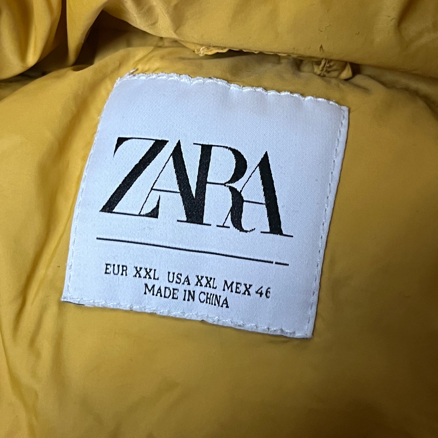 ZARA Yellow Vest