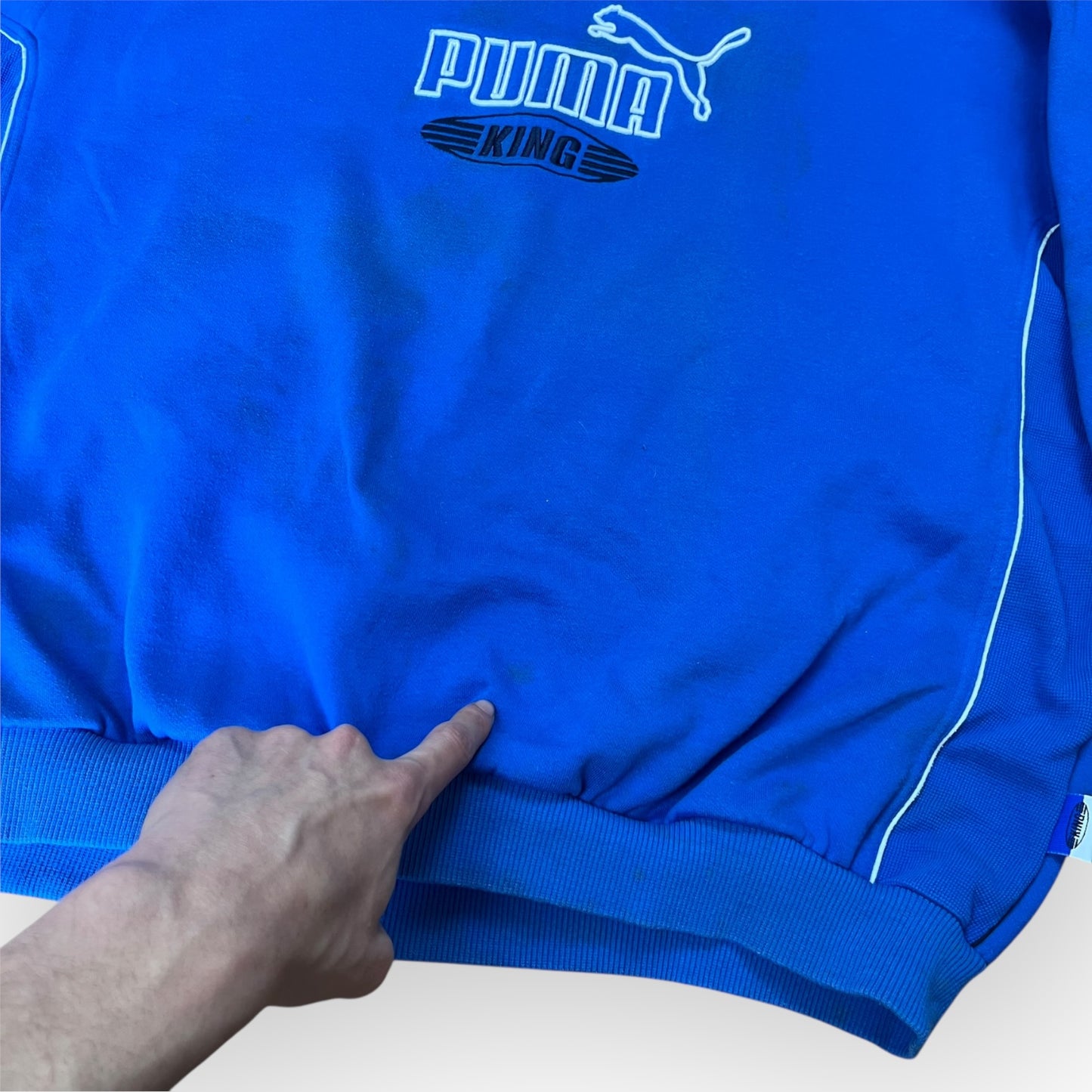 Puma King Vintage 90’s Oversized Boxy Heavy Cotton Sweatshirt Crewneck