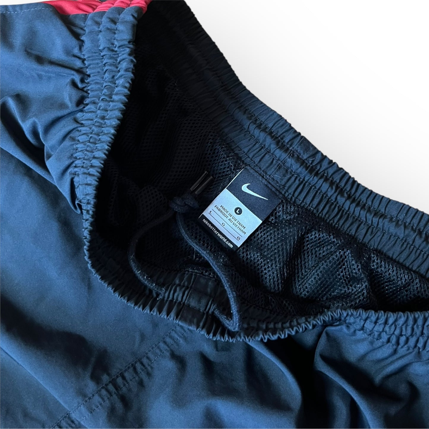 Nike Vintage Style Striped Y2K Baggy Hip-Hop Pants