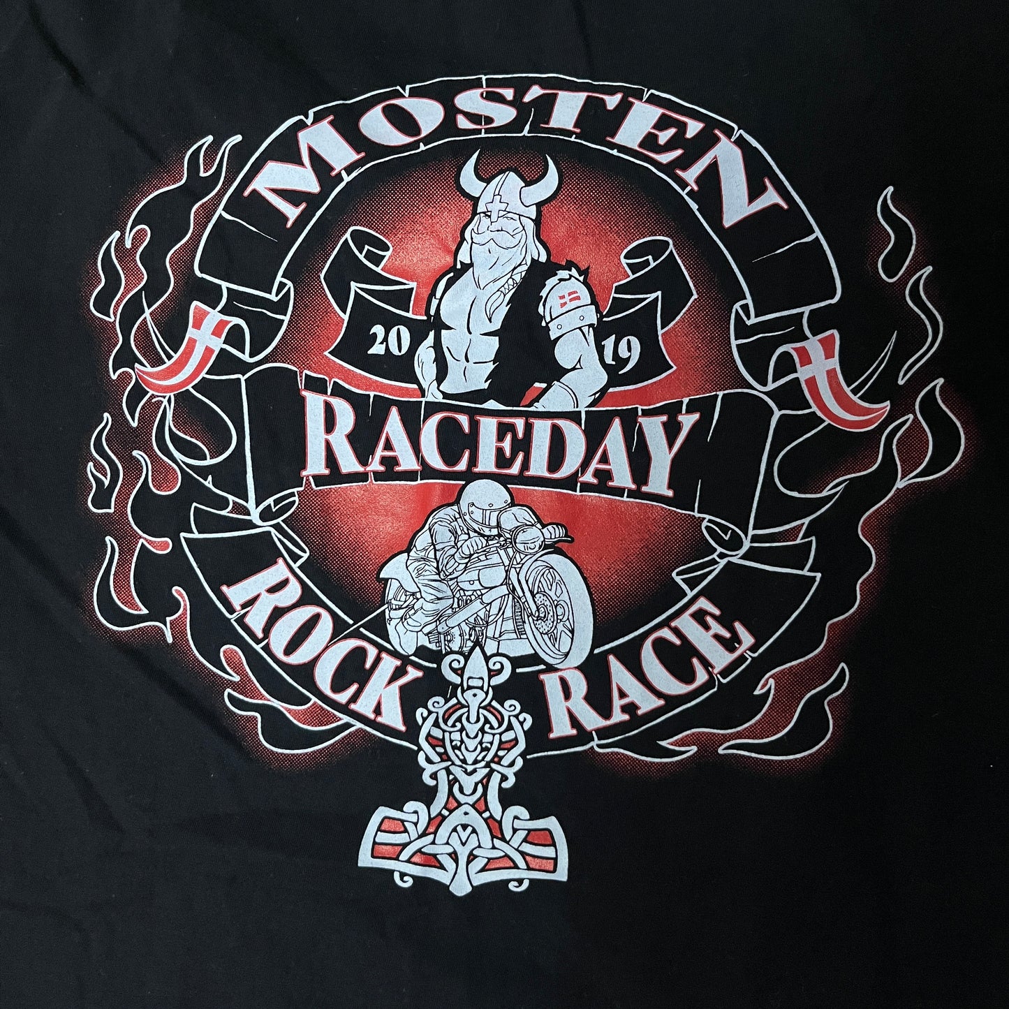 Monsten Raceday 2019 Y2K Biker Graphic T-Shirt