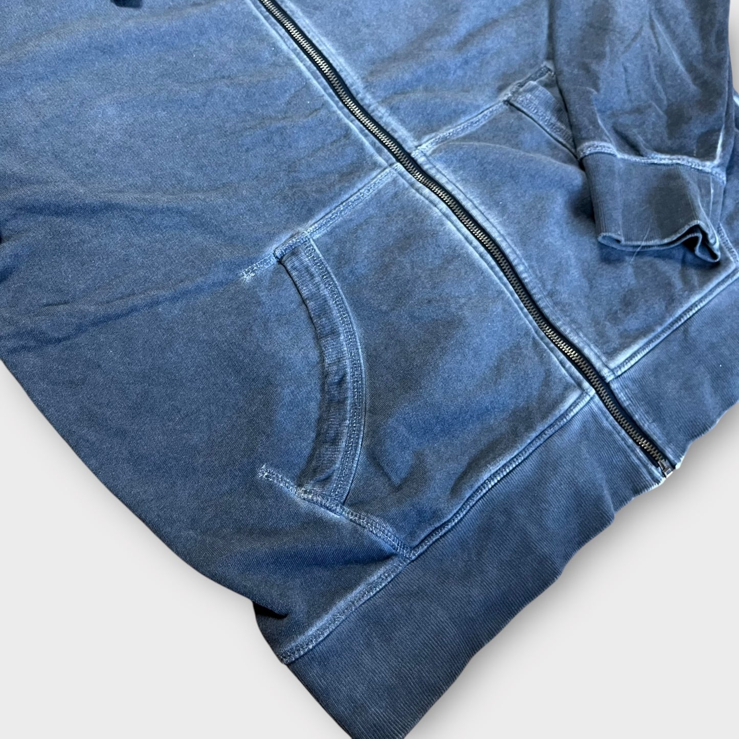 Crafted Goods Y2K Faded Zip Up Hoodie