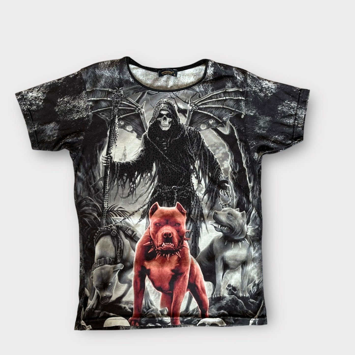Y2K Graphic All Over Print T-Shirt