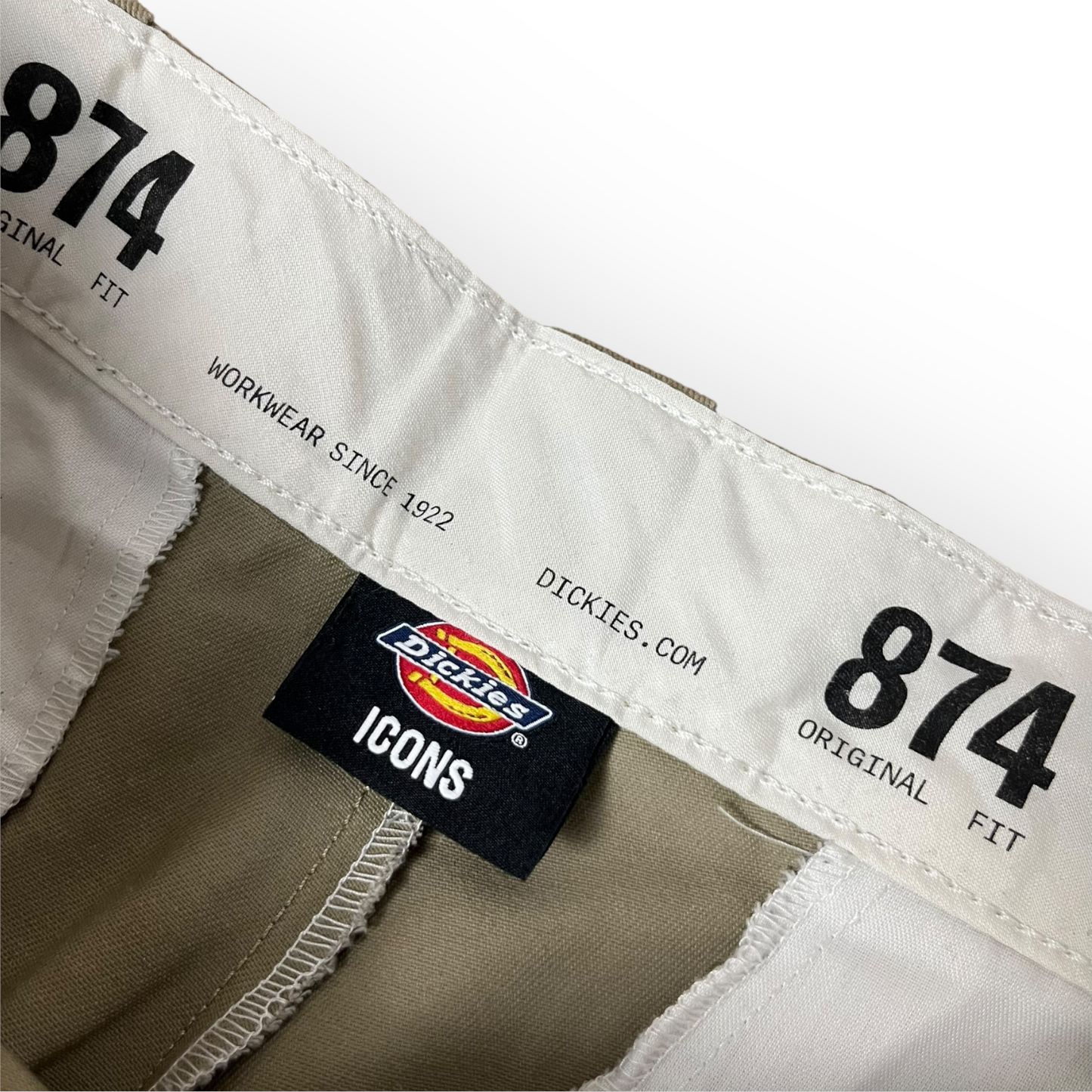 Dickies "874 Original Fit" Cream Chino Pants