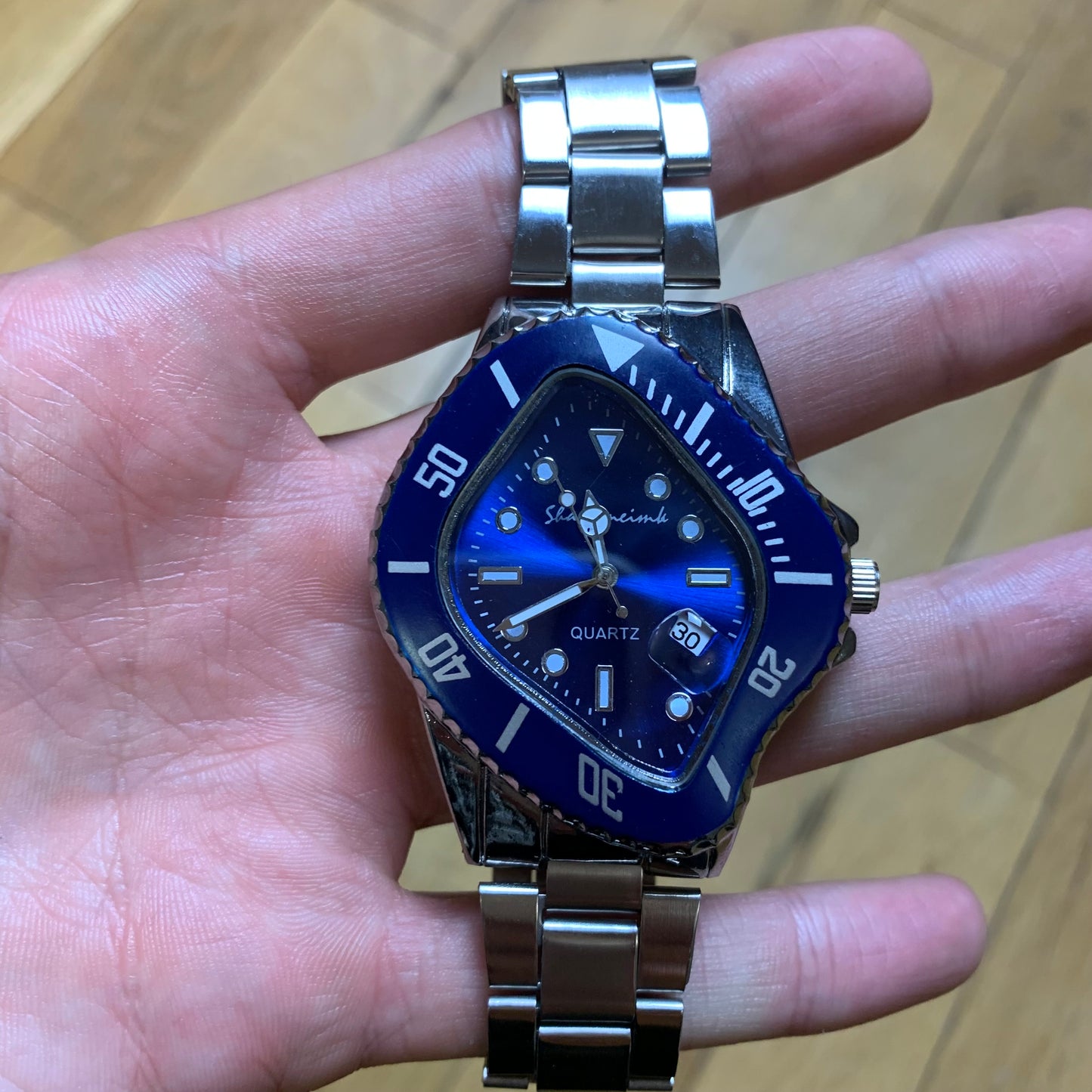 Y2K Twisted Royal Blue Watch