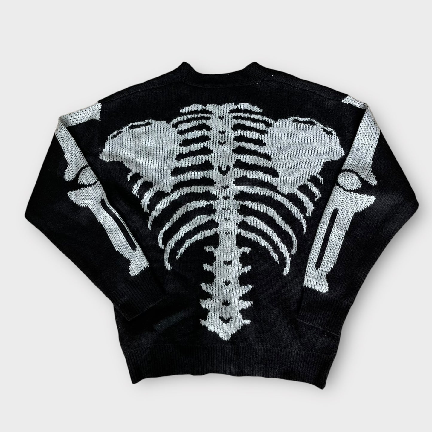 Shein Skeleton Y2K Graphic Sweater