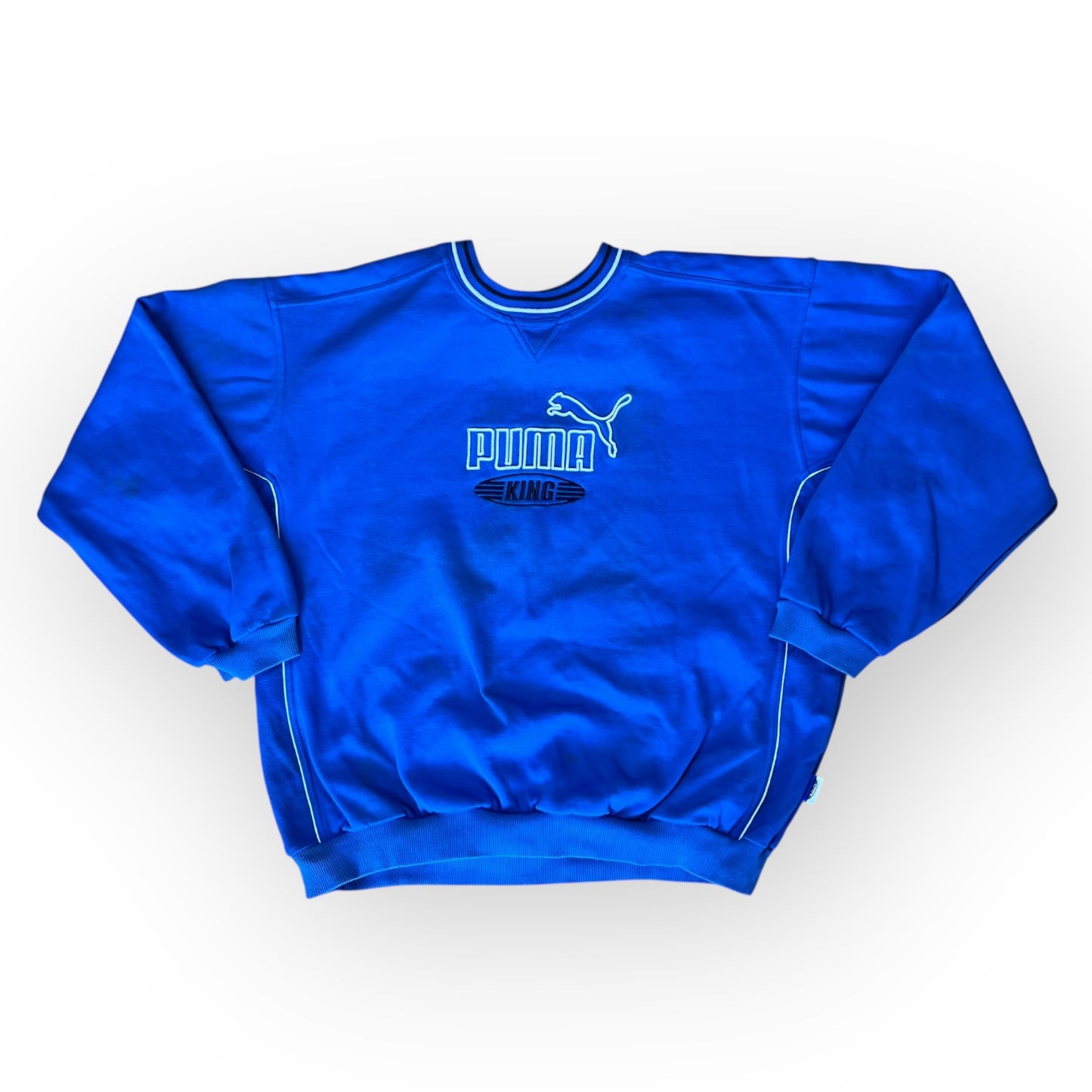 Puma King Vintage 90’s Oversized Boxy Heavy Cotton Sweatshirt Crewneck