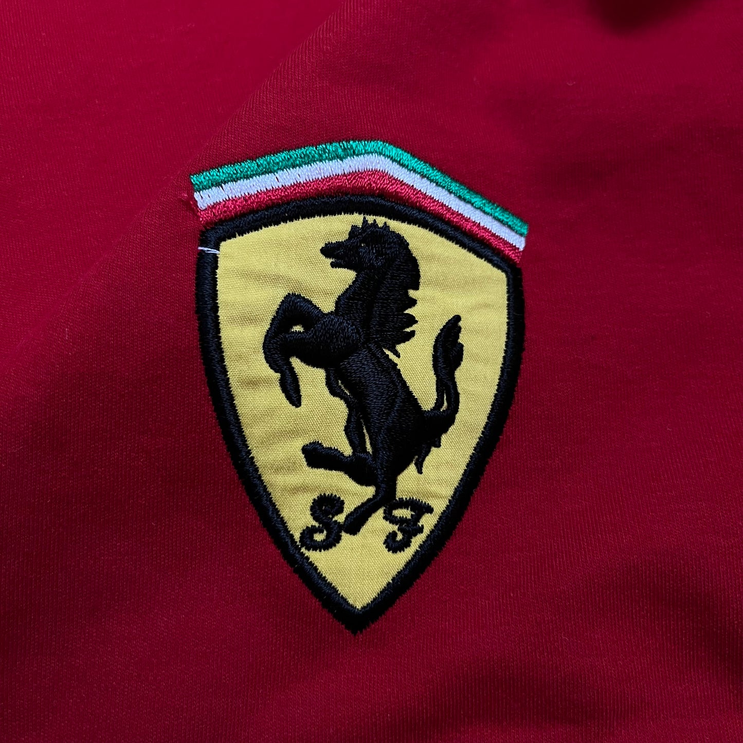 Ferrari x La Martina Embroidered Racing Polo T-Shirt (REPLICA)