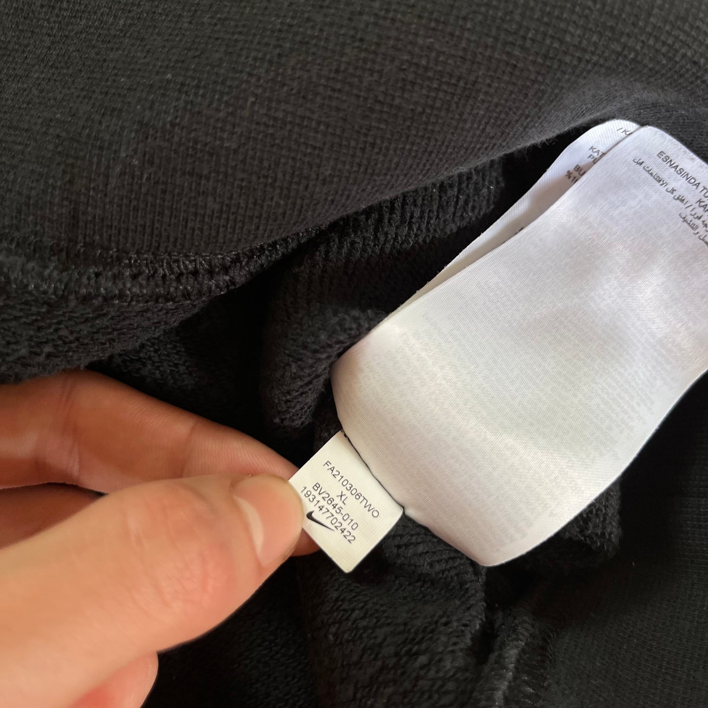 Nike Hooded Drill Zip-Up Hoodie Fleece