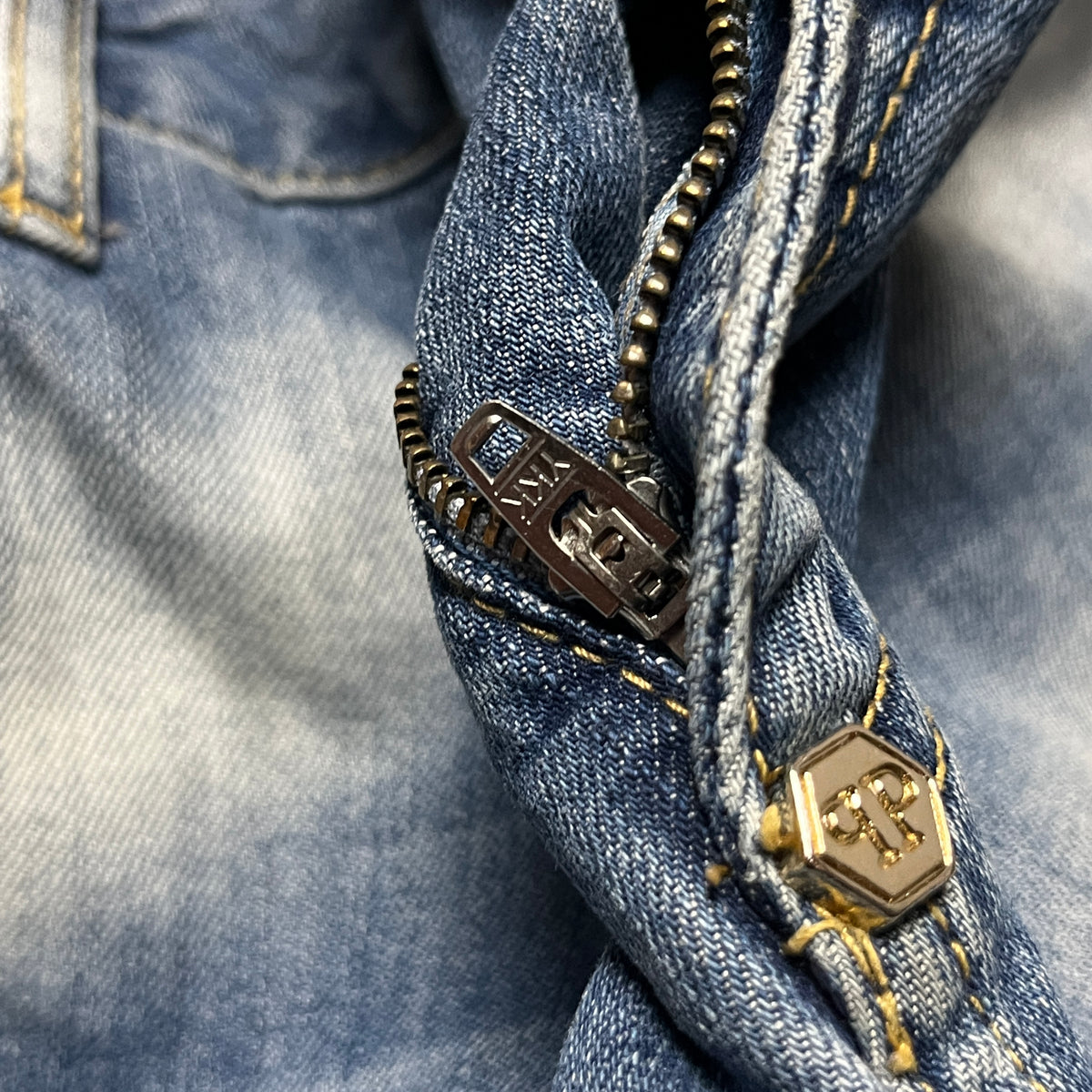 Philipp Plein Y2K 3/4 Jeans