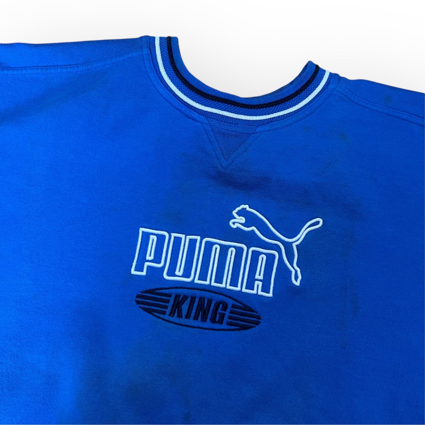 Puma King Vintage 90’s Oversized Boxy Heavy Cotton Sweatshirt Crewneck