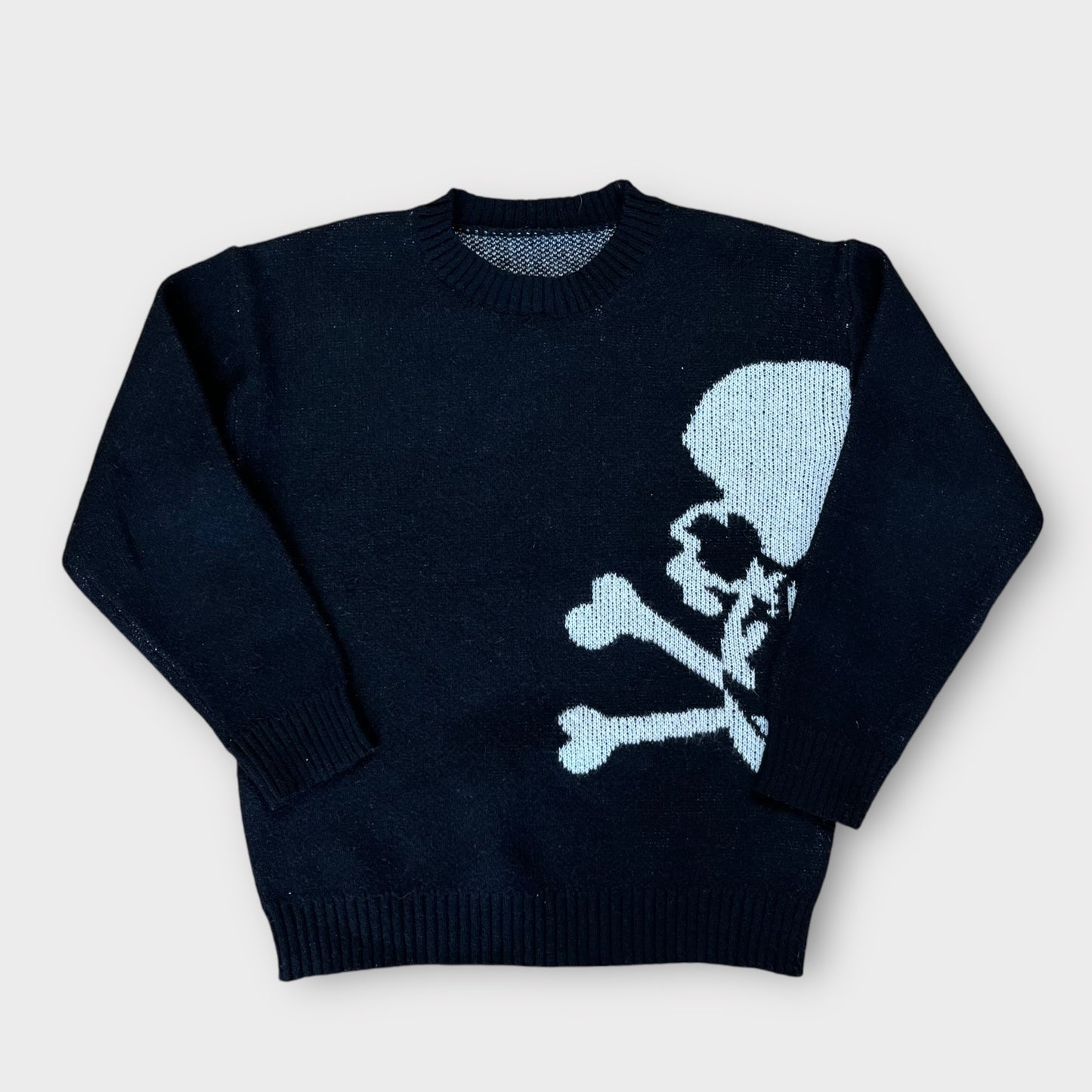 Y2K Skull Graphic Sweater