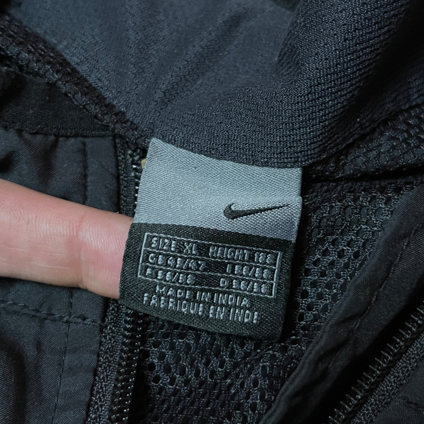 Nike Vintage 2000's Y2K Reflective Lined Windbreaker Jacket