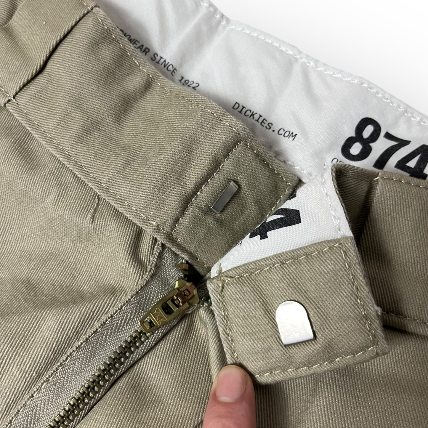 Dickies "874 Original Fit" Cream Chino Pants