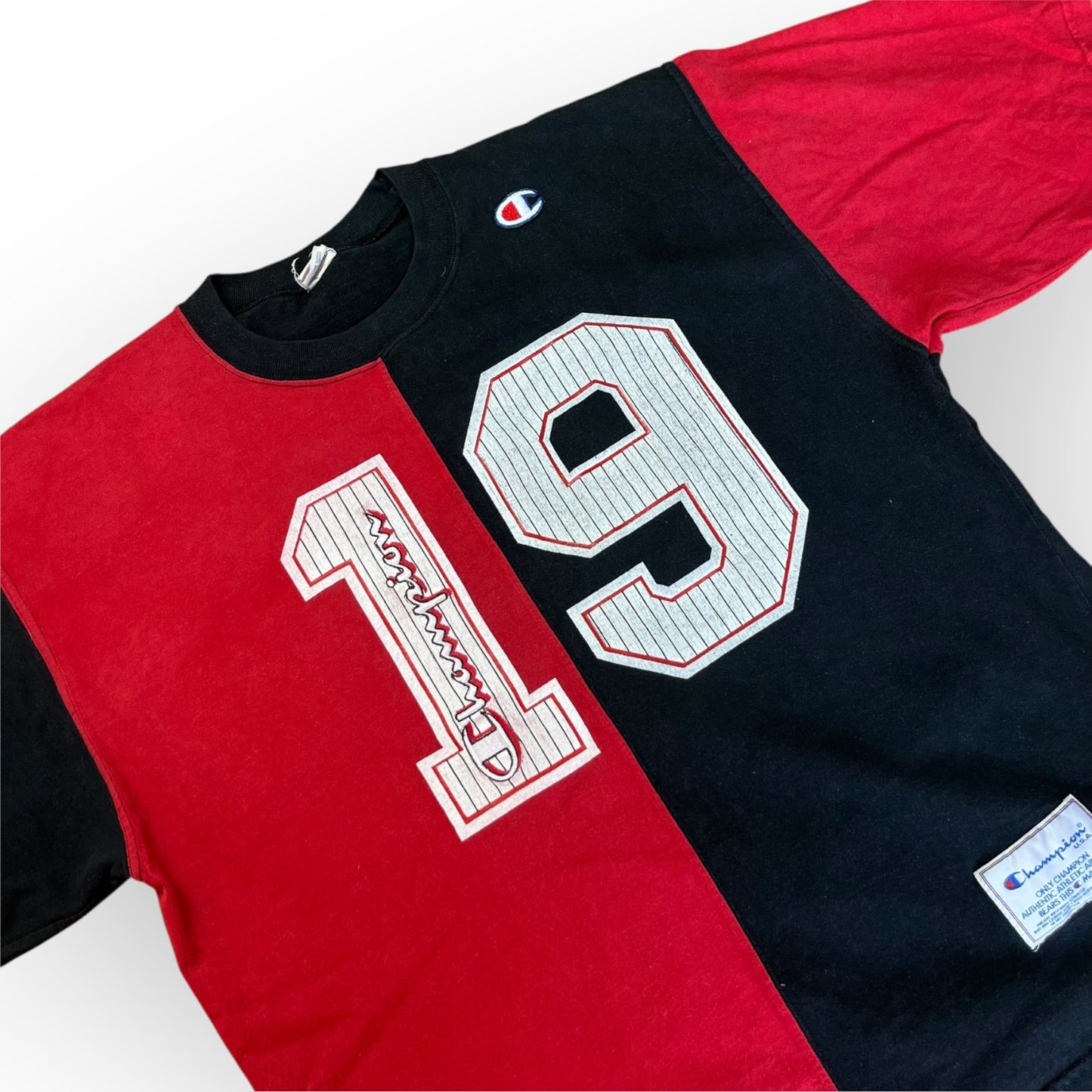Vintage 90's Champion Heavy Cotton Oversized Baggy Hip Hop Jersey T-Shirt