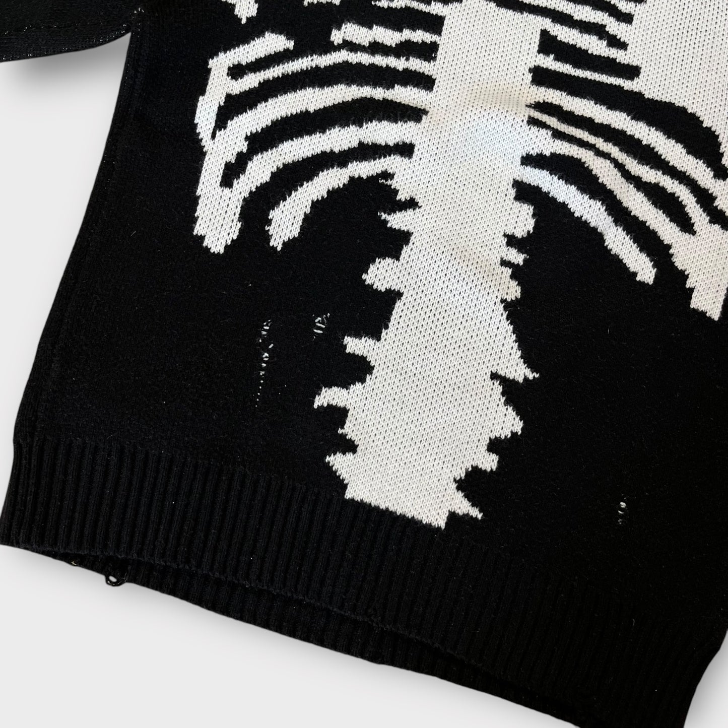 Y2K Skeleton Graphic Sweater
