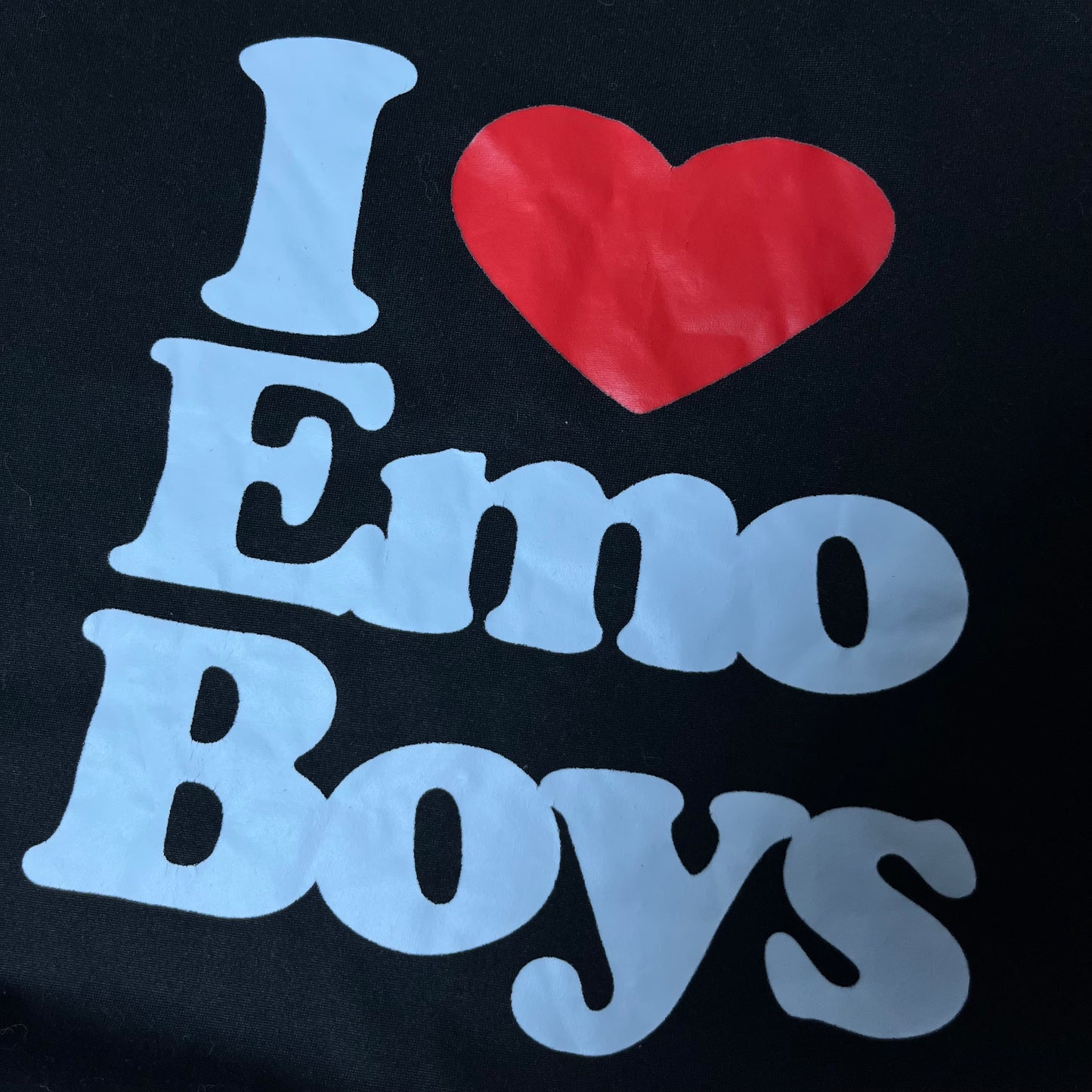 "I Love Emo Boys" Graphic T-Shirt