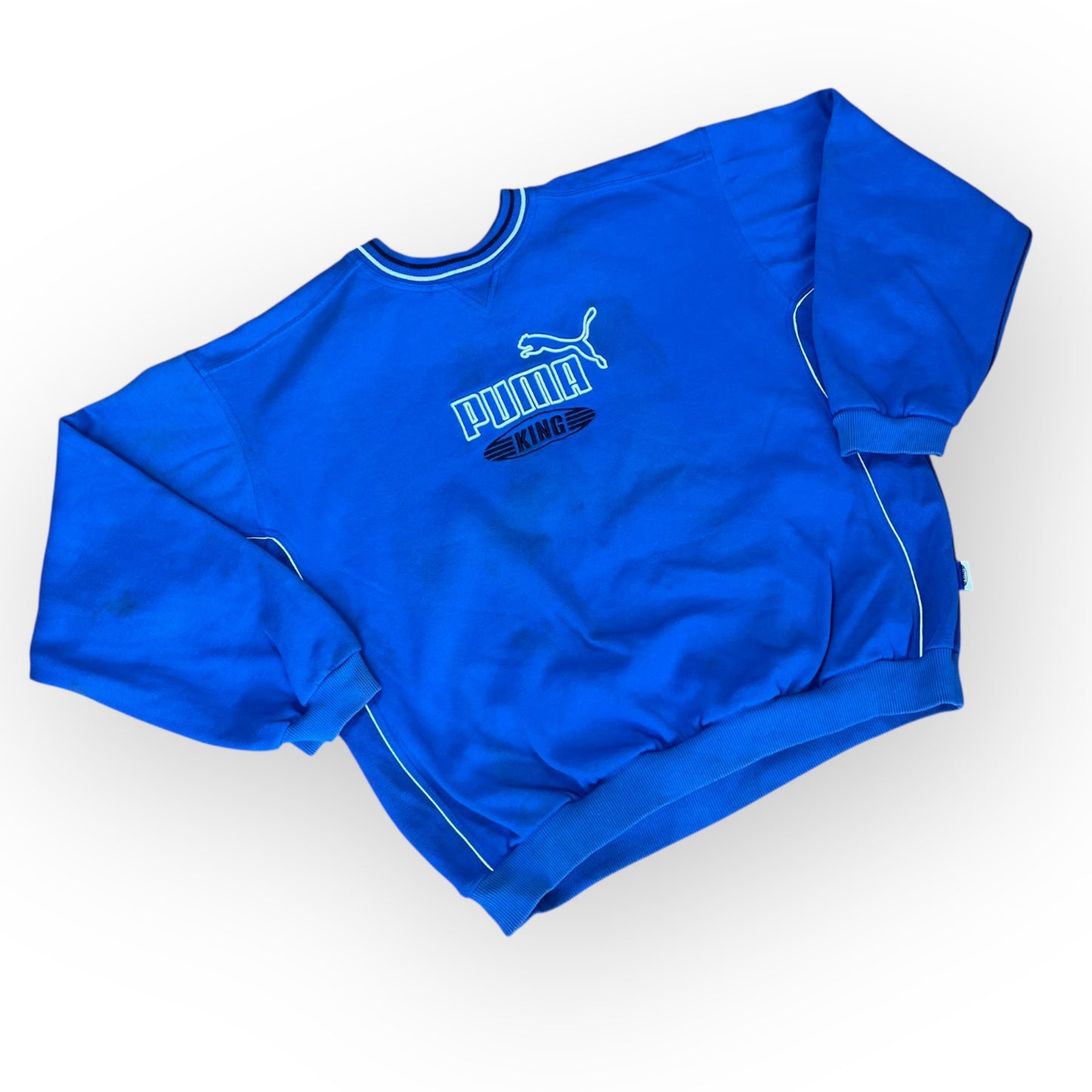 Puma King Vintage 90’s Oversized Boxy Heavy Cotton Sweatshirt Crewneck