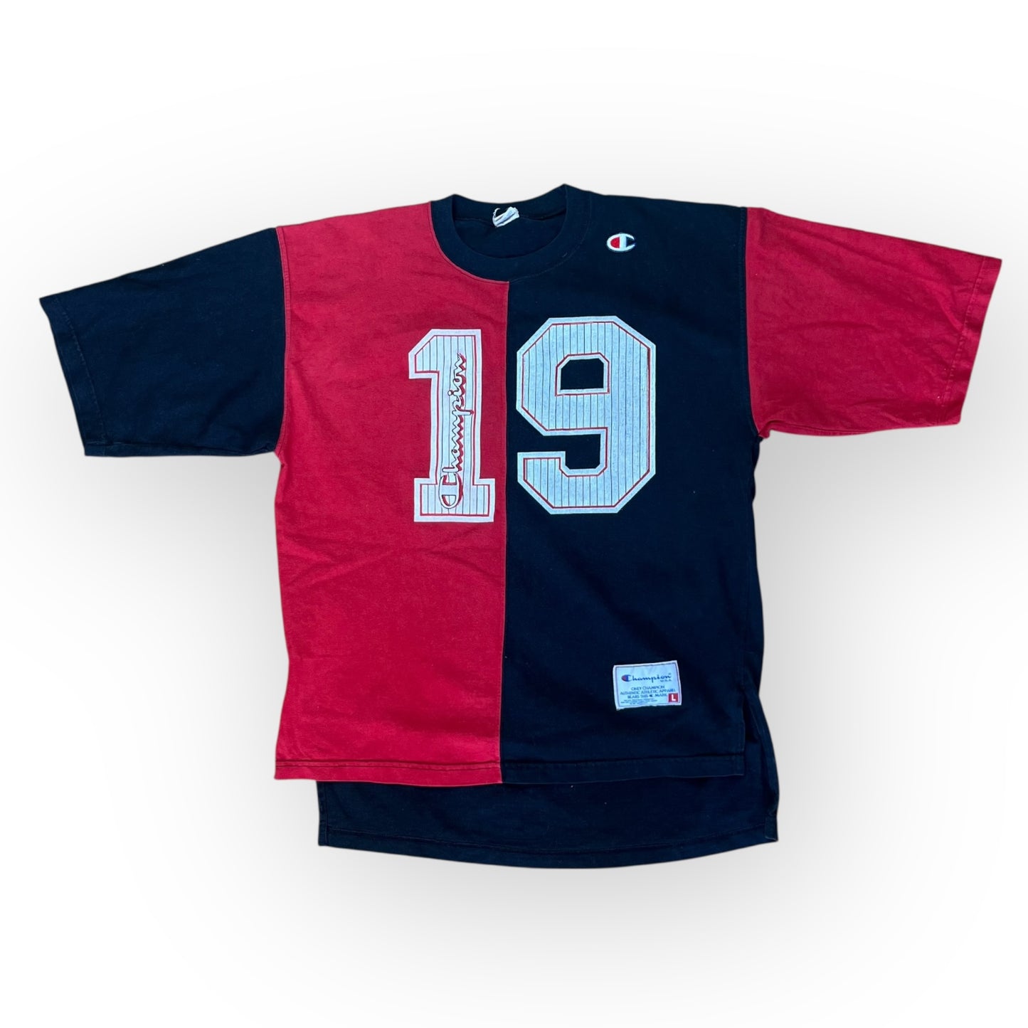 Vintage 90's Champion Heavy Cotton Oversized Baggy Hip Hop Jersey T-Shirt