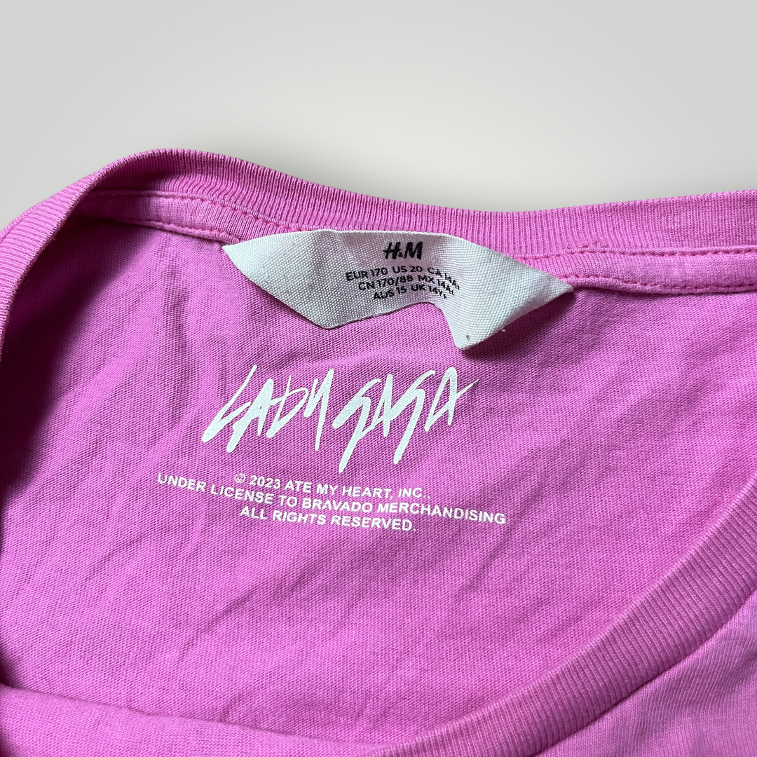 Lady Gaga "Born This Way" Official Merch Graphic T-Shirt (Дамско)
