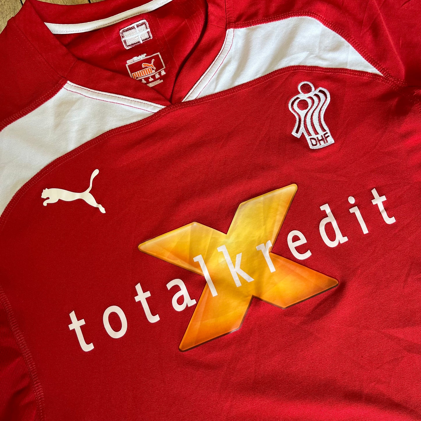 Puma Denmark DHF Football Jersey T-Shirt