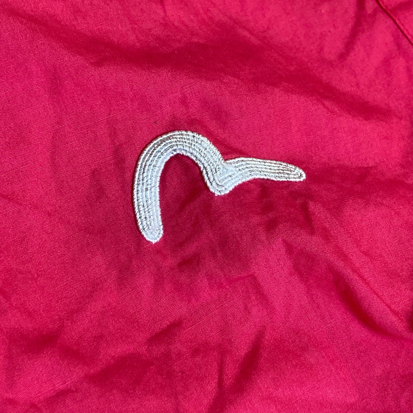 Evisu 2000-2010’s Pink Short Sleeve Button-Up Shirt 100% Cotton
